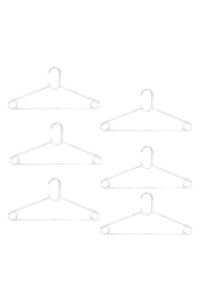 SHOPIENS Umerase 42x20 cm transparente din plastic set 6 bucati Shopiens®