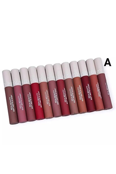 real beauty Set of Liquid Matte Permanent Markers 12 Colors