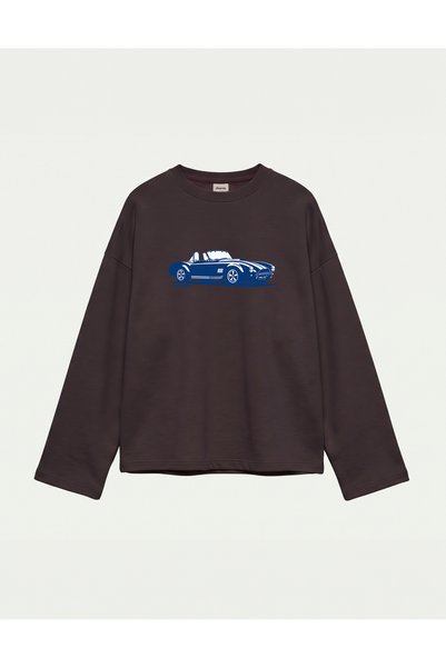 Disante Oversize 100% Cotton 3-Thread Sweatshirt - Shelby