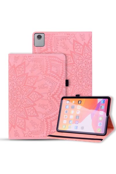 XGSM Husă tip carte pentru Lenovo Tab M11, cu flori, roz