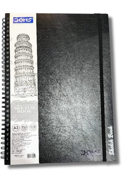 Generic Hard Bound Twin Wiro Sketch Book, A3 Size