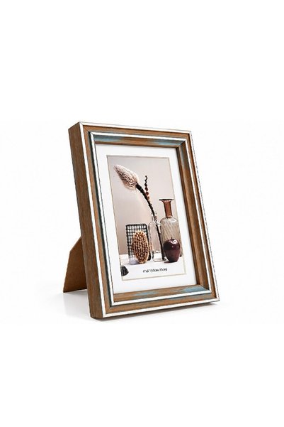 Ahşap Eskitme Fotoğraf Çerçevesi - 10x15cm