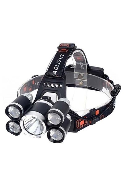 Powermaster MX-501 5 Power Ledli Su Geçirmez 18650 Şarj Edilebilir Kafa Feneri