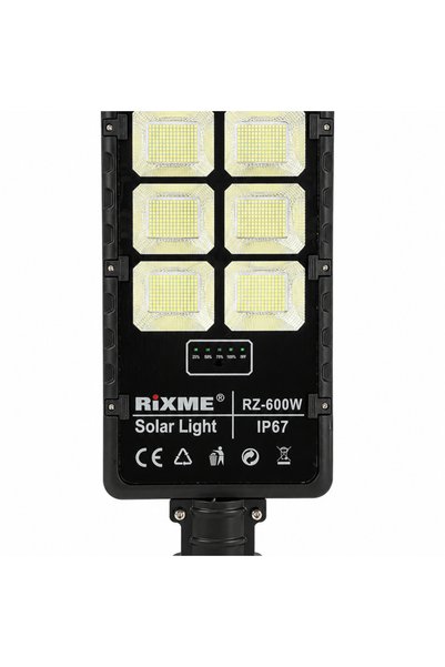 SBR 600W LED соларна лампа за открито