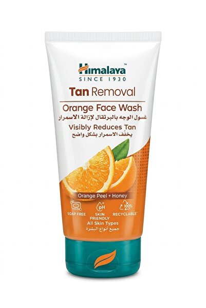 Himalaya Orange Facial Wash to Remove Blackheads 150ml for All Skin Types