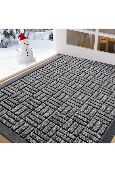 Winsoyya Indoor Doormat Entrance Use, non-slip rubber backing, stain-resistan...