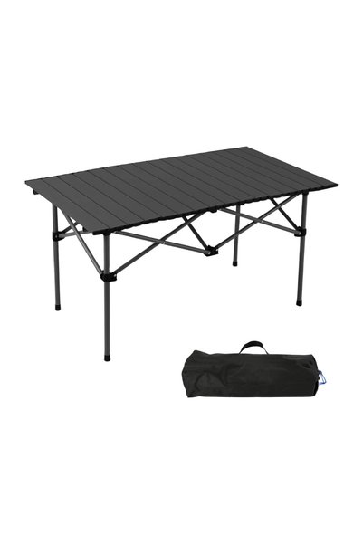 OKAE 90 cm Foldable Aluminum Camping and Travel Table with Storage Bag