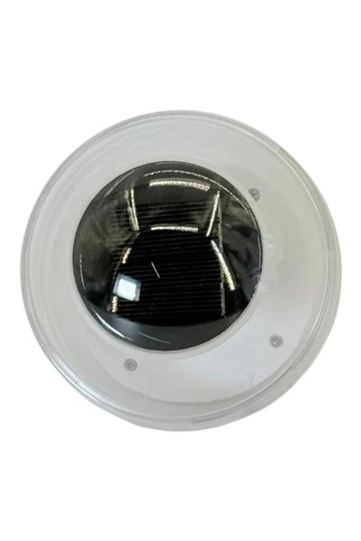 SBR Round solar outdoor light with integrated solar panel