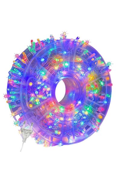 GREATON Lumini de Crăciun, Greaton, Liniar, 8 moduri de iluminare, Multicolor, 50m, 400 LED-uri
