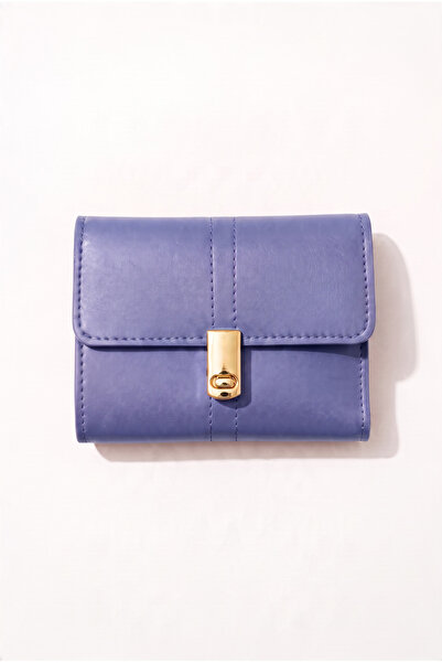 BeeBlack Milda Model Women's Wallet, Gold Color Lockable Multi-Compartment Ca...