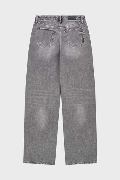 Armani Exchange Taşlı Relaxed Fit Yüksek Bel Bol Paça Jeans Kadın KOT PANTOLON XW000100 AF25772 M808
