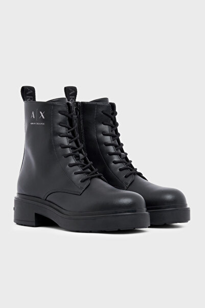 Armani Exchange Logolu Deri Bot Kadın BOT XW003090 AF11912 MZ715