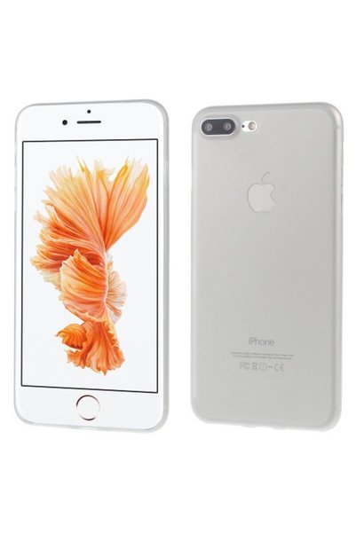 OEM Σκληρή Λεπτή Θήκη 0,3 mm Ημιδιάφανη Ματ για iPhone 7 Plus/8 Plus – Γκρι
