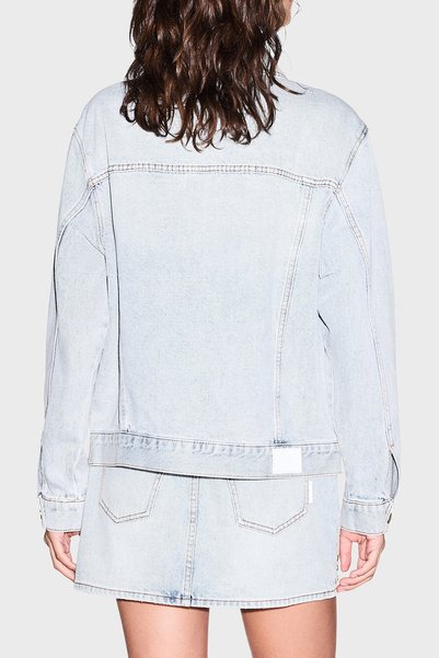 Armani Exchange %100 Pamuk Regular Fit Zımba Detaylı Ceket Kadın CEKET XW002526 AF25775 MB003
