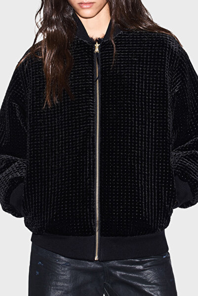 Armani Exchange Relaxed Fit Dik Yaka Fermuarlı Çift Taraflı Ceket Kadın CEKET XW002940 AF25760 UC001