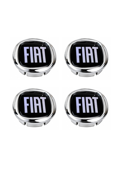 ZeuZ Fiat Egea Doblo Linea Punto Fiorino Albea Wheel Hub Center Cap 4 Pieces ...