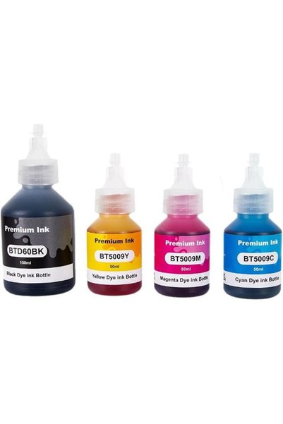 GENERAL BTD60 BT5000 Replacement Ink 4 Color Pack Black Cyan Magenta Yellow, ...