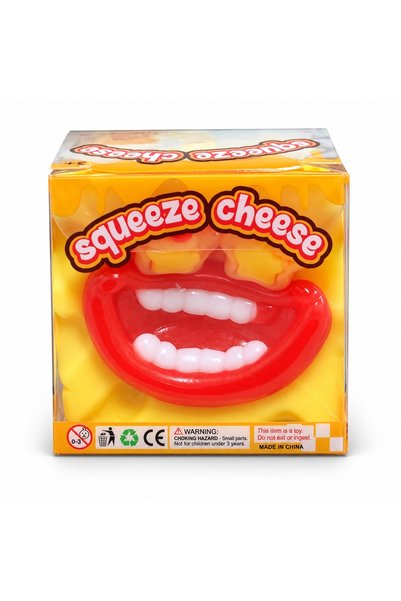 Generic Brand Squishy cașcaval cu gură, jucărie antistres ASMR