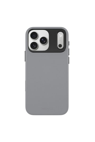 YAXO Husă subțire din piele MagSafe iPhone 17 Pro / 18 Pro Gri Boem