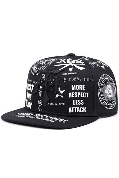 Giraffe Hip Hop Snapback Cap Şapka Unisex Erkek/Kadın (Arkası Ayarlamalı