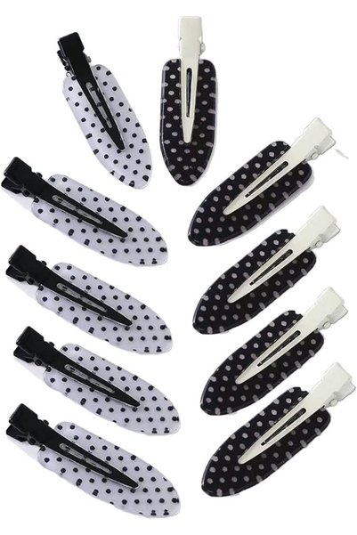 Tazweeq 10Pk Creaseless Hair Clips, No Dent Alligator Clips for Women Girl