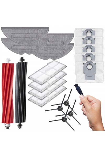 AreoSe Kit mare pentru RoboRock S8 S8 Plus Filtre Perii Lavete Saci Role piese