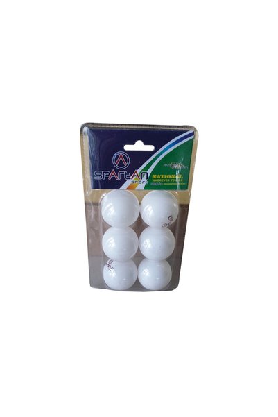 Spartan Sport Mingi de tenis de masă 6 bucăți SPARTAN 1 stea