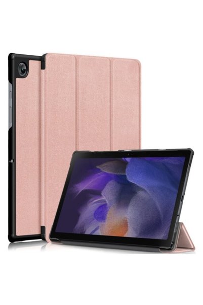 OEM Θήκη Βιβλίο Tri-Fold με Βάση για Samsung Galaxy Tab A8 10.5 (2021) Ροζ Χρυσό