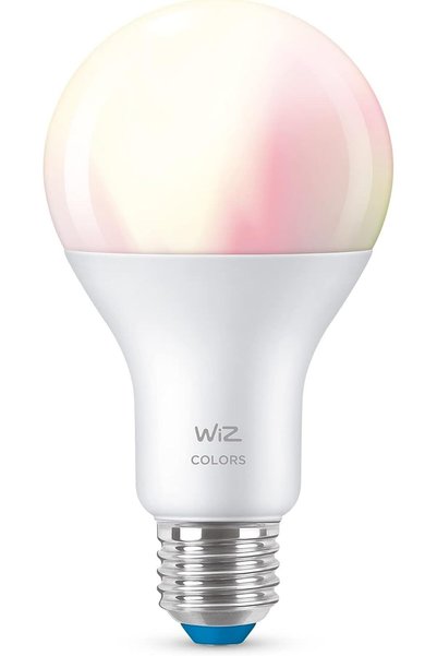 WIZCHARK مصباح LED ذكي واي فاي WiZ WFB 60W A60 E27 922-65 RGB 1CT/6، 16 مليون...