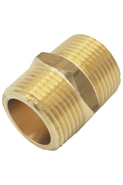 PEPTE Niplu din alamă 1/2 " NPT x 1/2 " BSP M/M, filet american