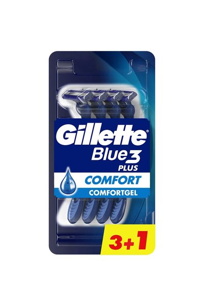 Gillette Blue3 Комфорт еднократни самобръсначки, 3+1 броя