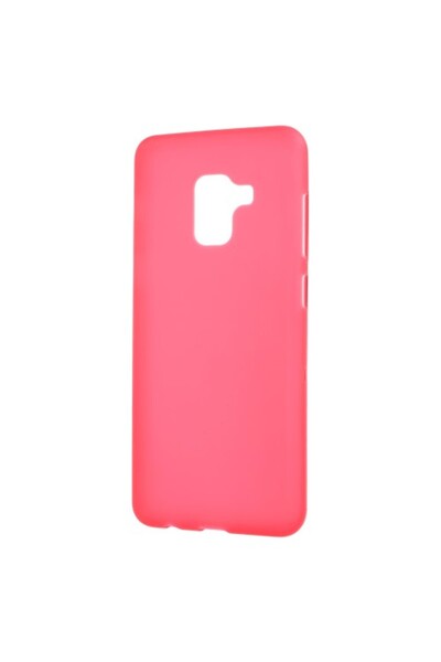 OEM Θήκη Σιλικόνης TPU Ματ για Samsung Galaxy A8 Plus (2018), Κόκκινη