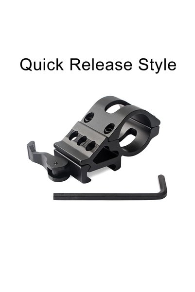 Choice Quick Release Style 25.4mm Quick Release Offset Flashlight Scope Mount...