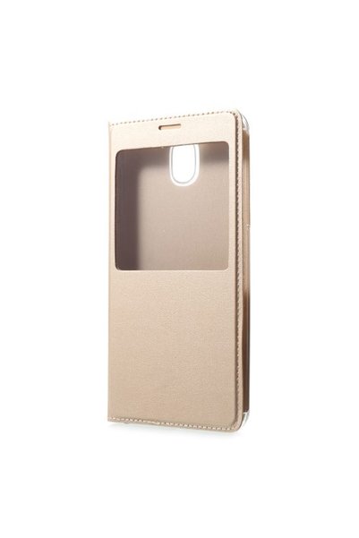 OEM Δερμάτινη Θήκη Smart Cover Book για Samsung Galaxy J5 (2017) - Χρυσαφί