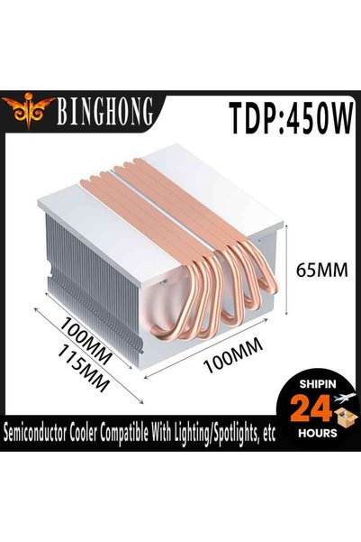 Choice BINGHONG 6 Heat Pipes Semiconductor COB LED Heat Sink High Performance...