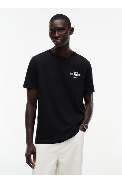Tommy Hilfiger Μπλουζάκι, L, Μαύρο