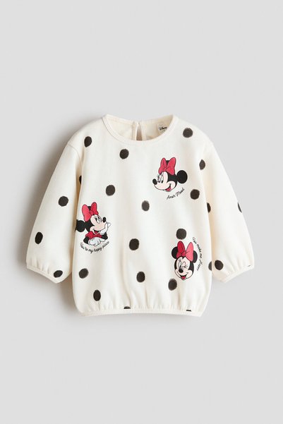H&M Baskılı Sweatshirt