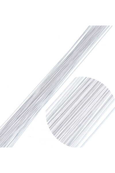 DECORA Sârmă florală ALBĂ calibru 24 (0,56 mm)