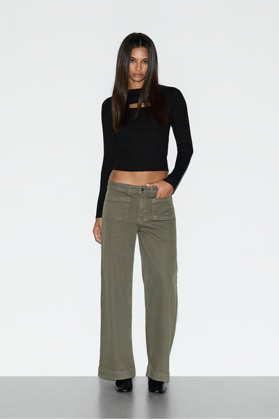LEFTIES KADIN Cepli culotte jean