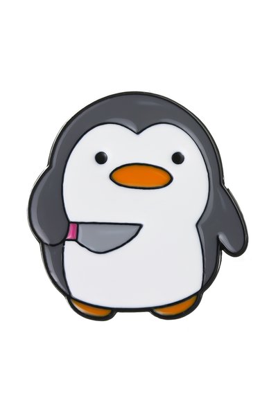 Choice XZ7819 Cartoon Penguin Enamel Pin Badge Chick Knife Animal Cute Brooch...