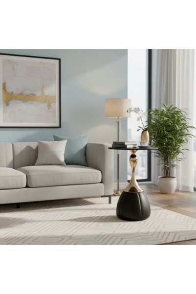 Ashredh Store طاولة خدمة حديد بتصميم فاخر
