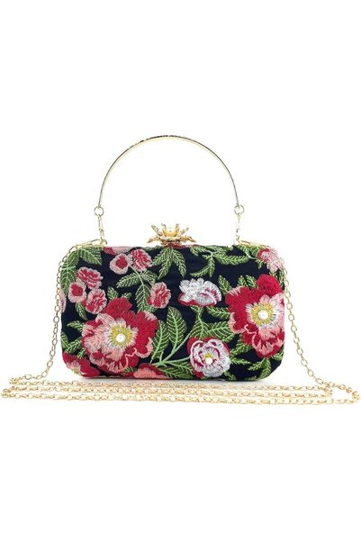 Zebrum Women's Evening Clutch Bag Designer Evening Handbag Party Clutch Purse