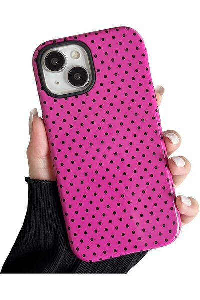 GENERAL ZTOFERA for iPhone 13/14 Case Fit for MagSafe, Dots Pattern-Navy Blue