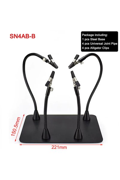 Choice مشابك تثبيت لوحة الدوائر المطبوعة SN4AB-B NEWACALOX DC 5V حامل لحام أد...