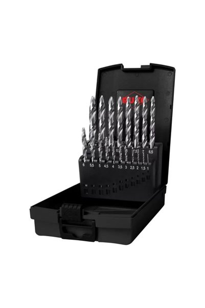 Rocast Set Burghie Flowstep 1.0, 10.0 mm, 0.5 mm, HSS-G DIN338, 19 bucăți