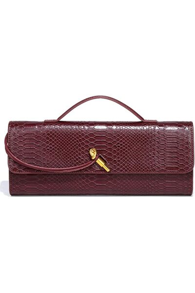 GENERAL Suede Woven Evening Clutch Purses Women Crossbody Shoulder Hobo Handbag
