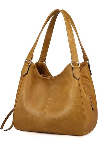 GENERAL Women's Multi-pocket Shoulder Bag Fashion Cotton Canvas Handbag Tote ...