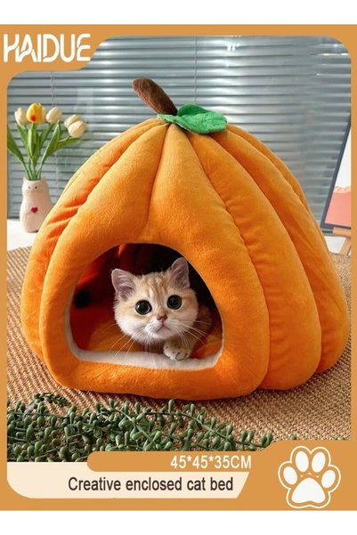 Haidue Cat Kennel Is Fully Enclosed Detachable And Washable Sleeping Kennel U...