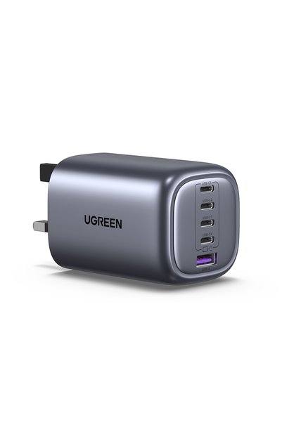 Ugreen شاحن Nexode بقوة 100 واط من نوع C، محول لابتوب بـ 5 منافذ (4C1A)، شاحن...