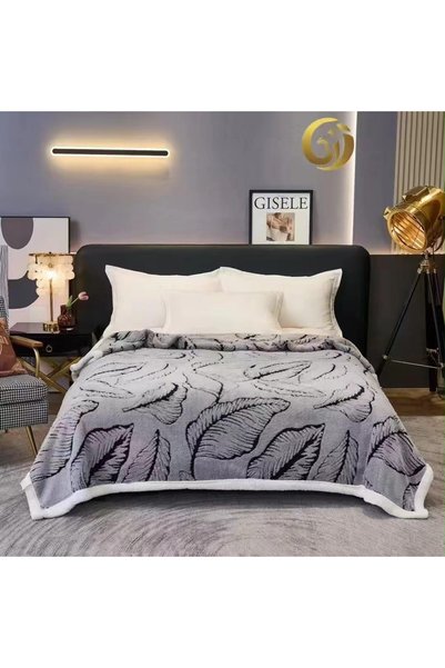 Truva Home Пухкаво кожено одеяло |   200x230 см |   Топло и кадифено одеяло з...